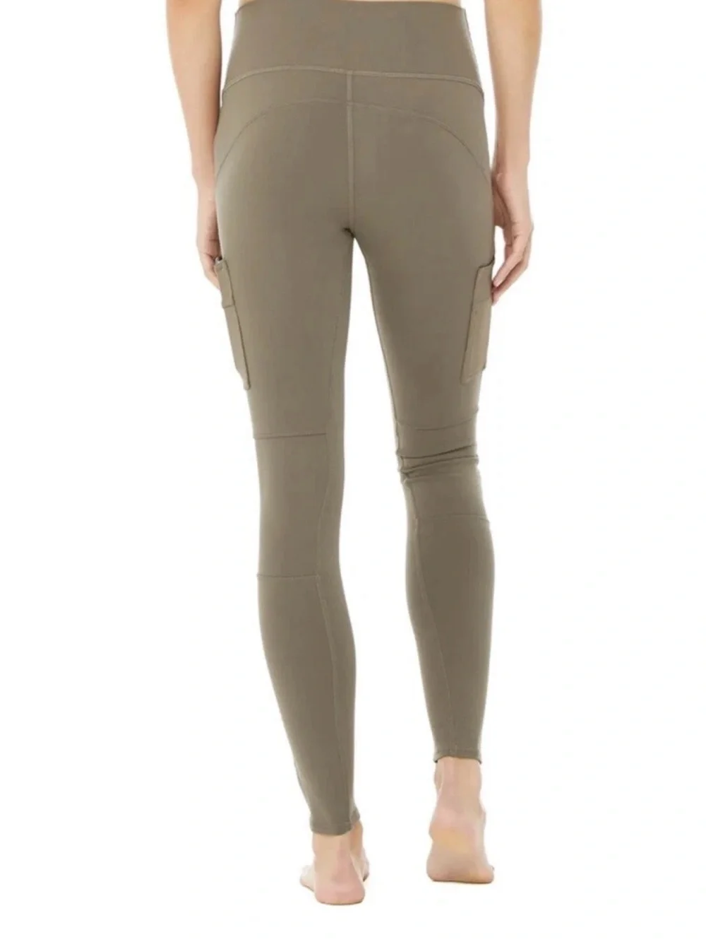 $134 ALO YOGA GREEN LEGGINGS SIZE XS